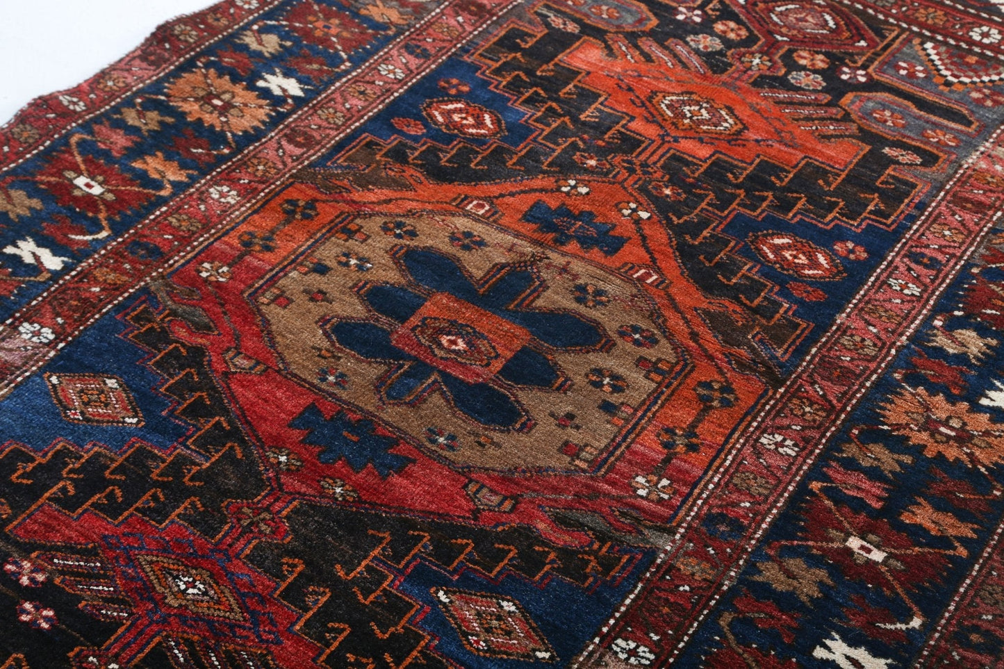 Vintage Persian Hamadan Rug | 4' 3" x 6' 8"
