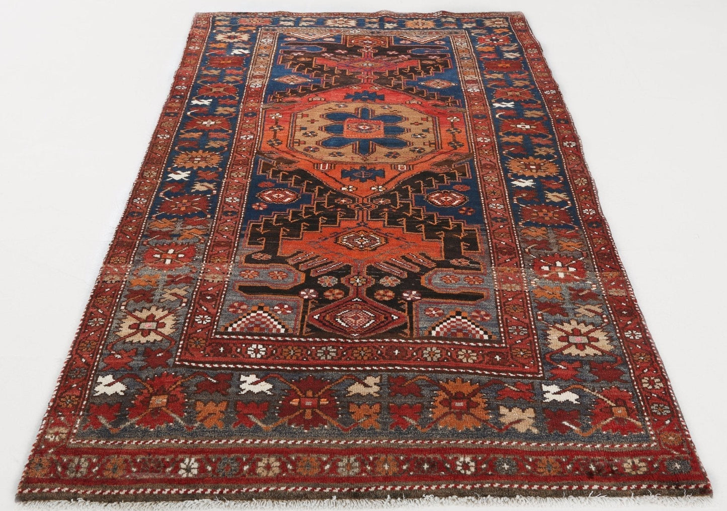 Vintage Persian Hamadan Rug | 4' 3" x 6' 8"