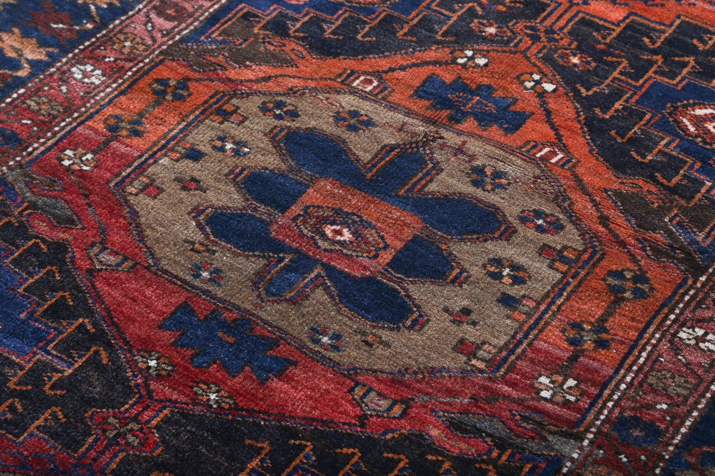 Vintage Persian Hamadan Rug | 4' 3" x 6' 8"