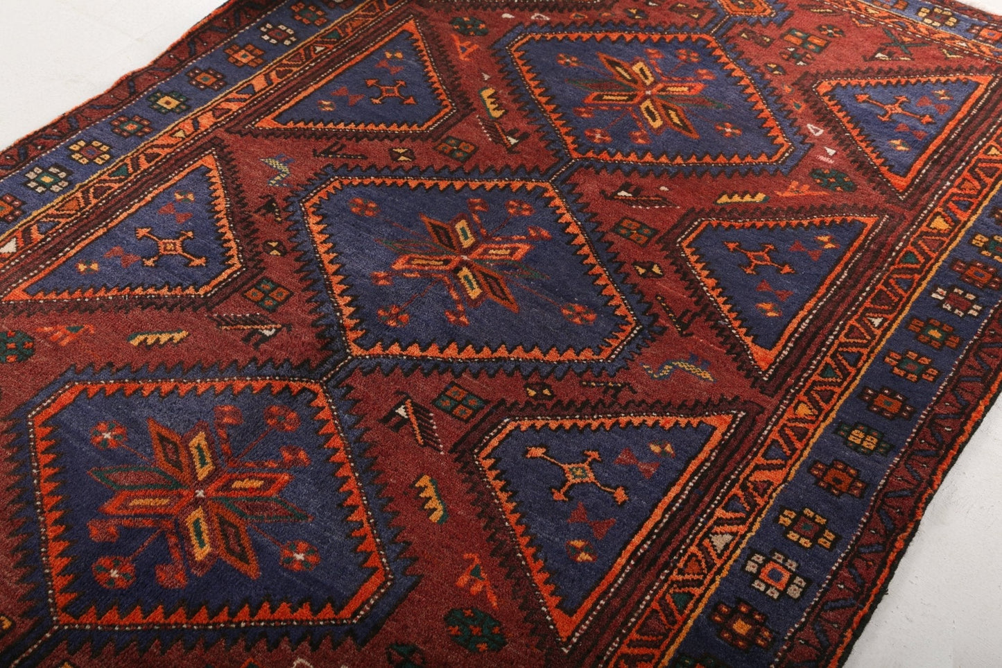 Persian Hamadan Rug | 4' 6" x 7' 3"
