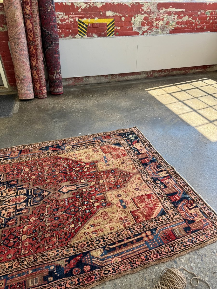 Persian Hamadan Rug | 5' 3" x 10' 6"