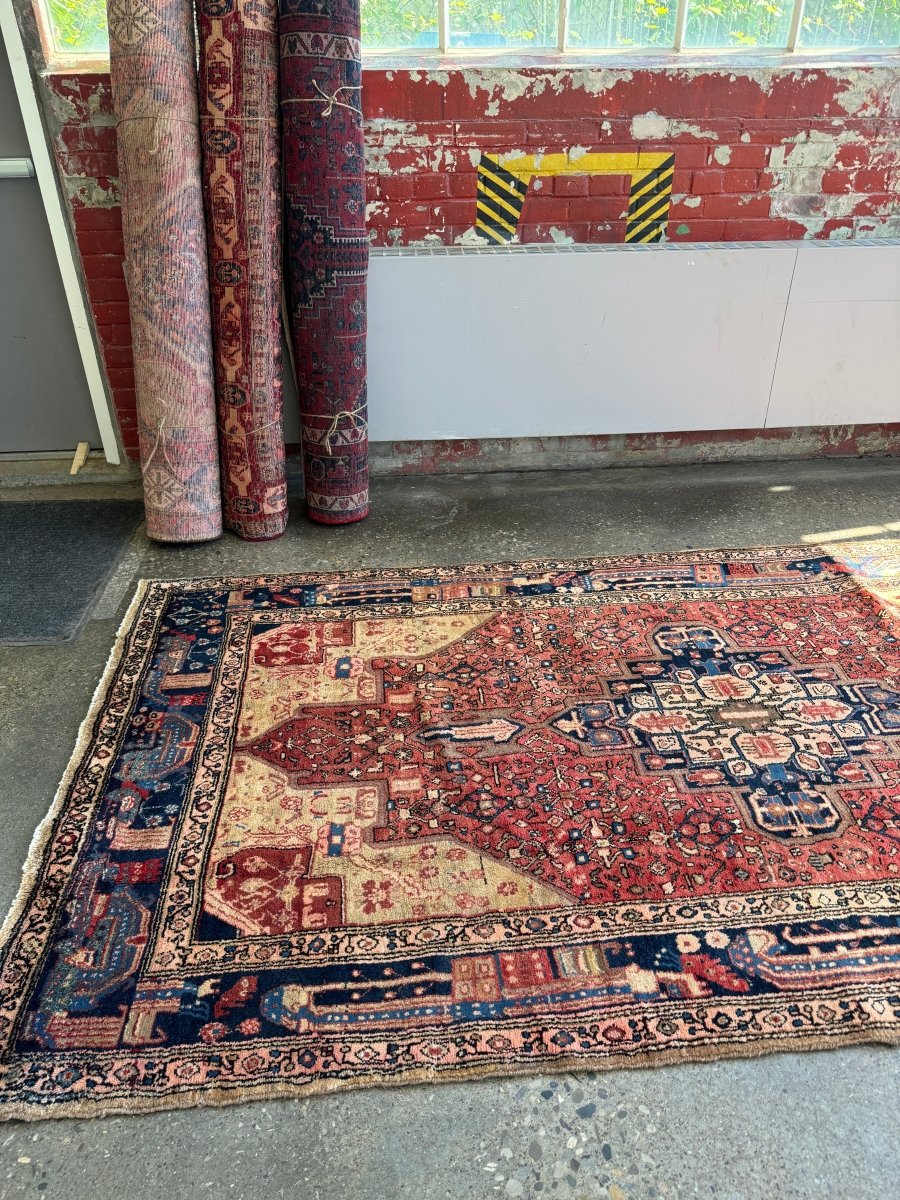 Persian Hamadan Rug | 5' 3" x 10' 6"