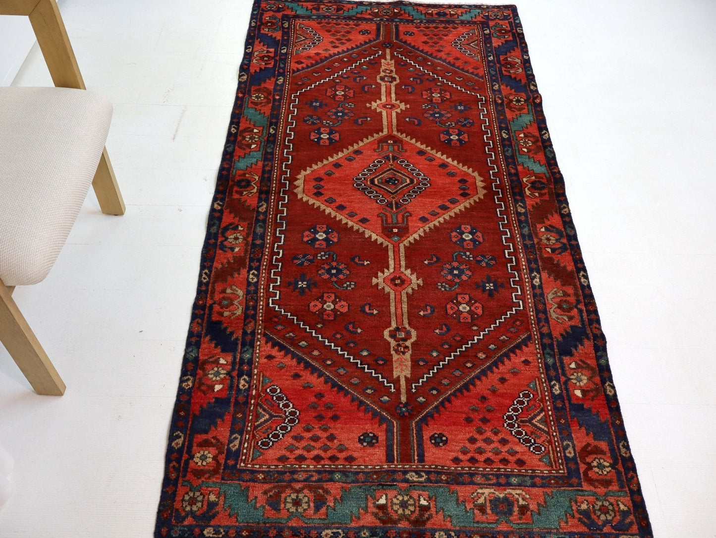 Persian Hamadan Runner Rug | 3' 3” x 6' 9"