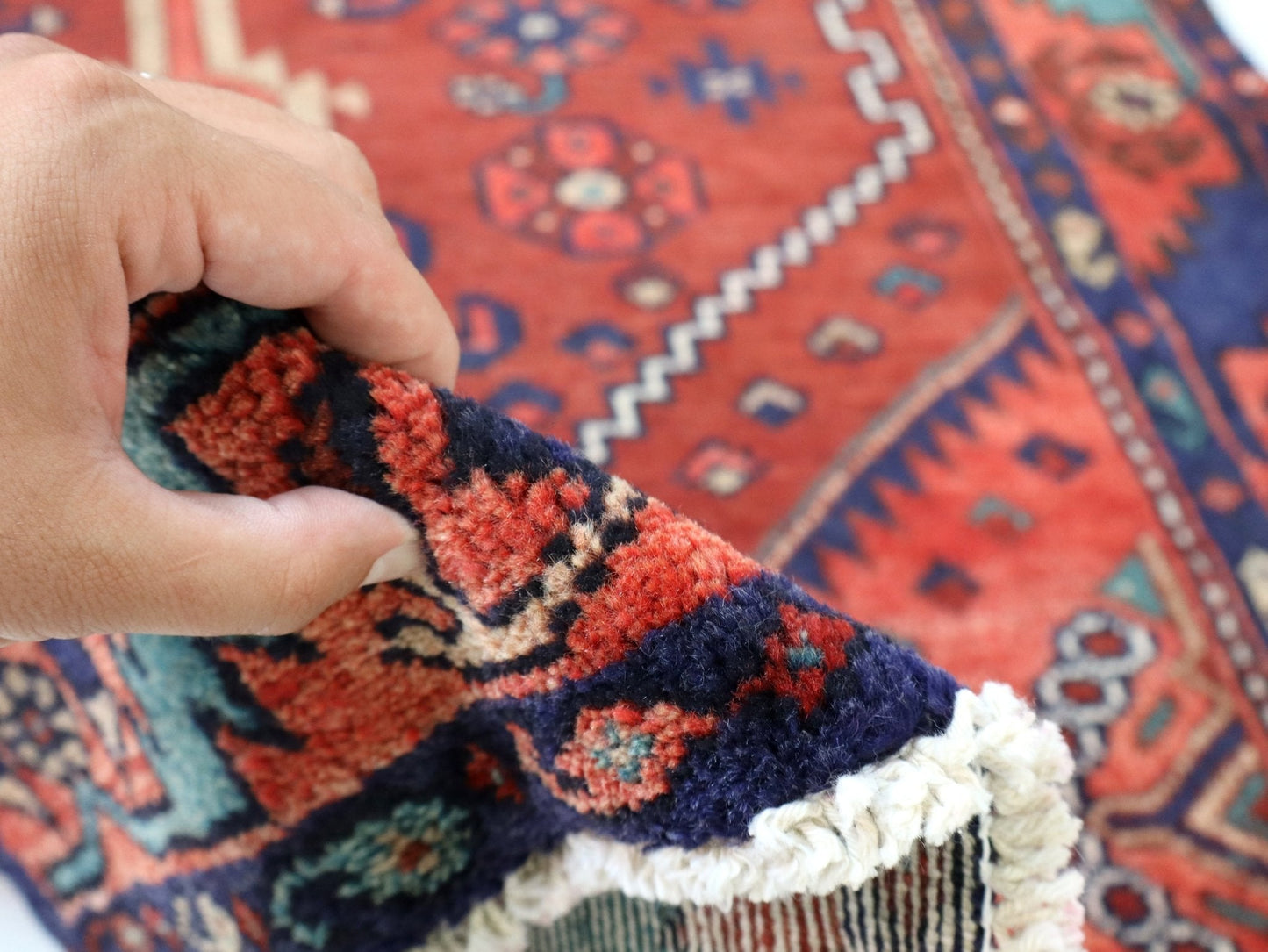 Persian Hamadan Runner Rug | 3' 3” x 6' 9"
