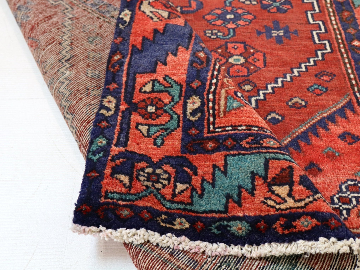 Persian Hamadan Runner Rug | 3' 3” x 6' 9"