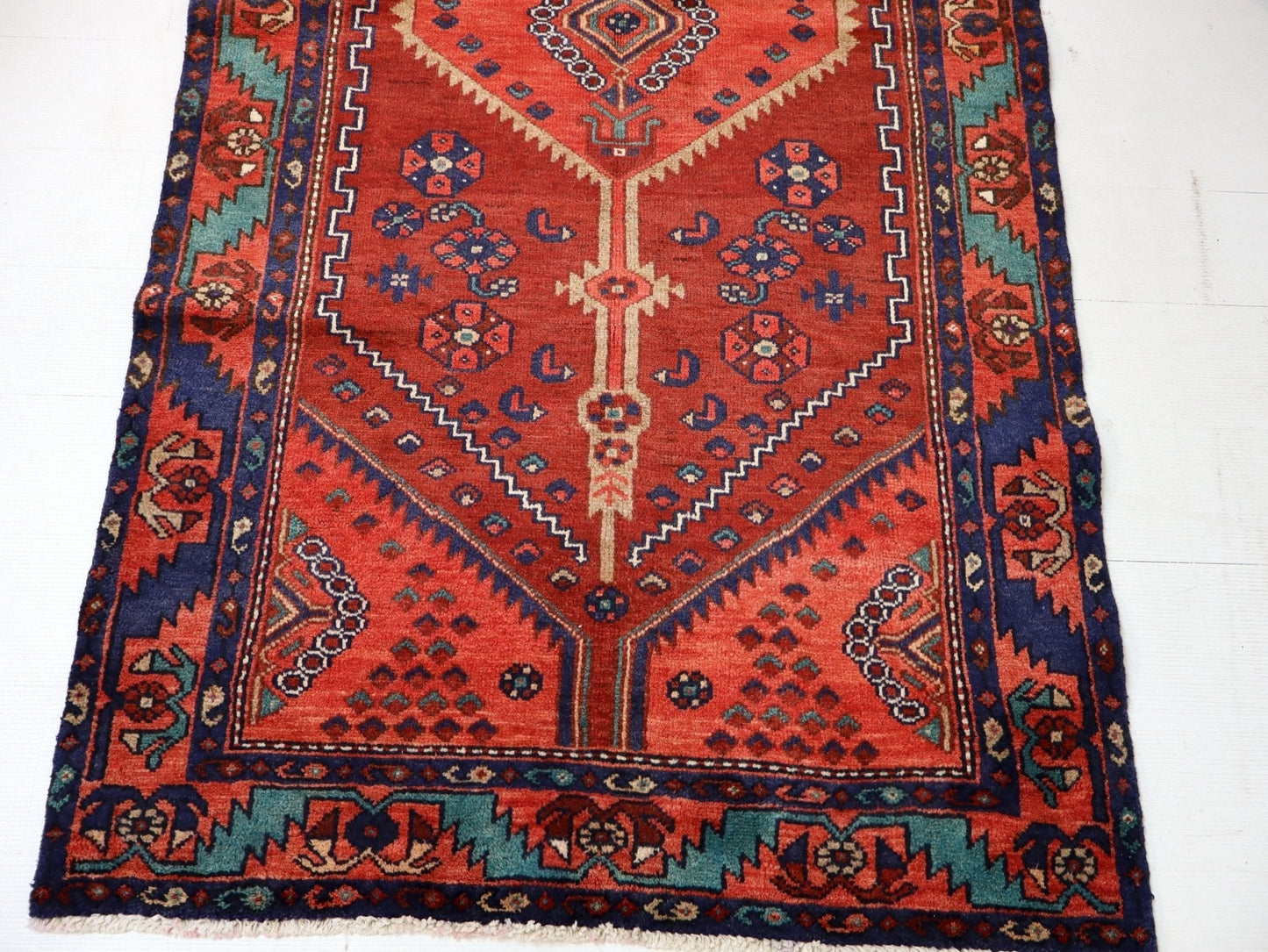 Persian Hamadan Runner Rug | 3' 3” x 6' 9"