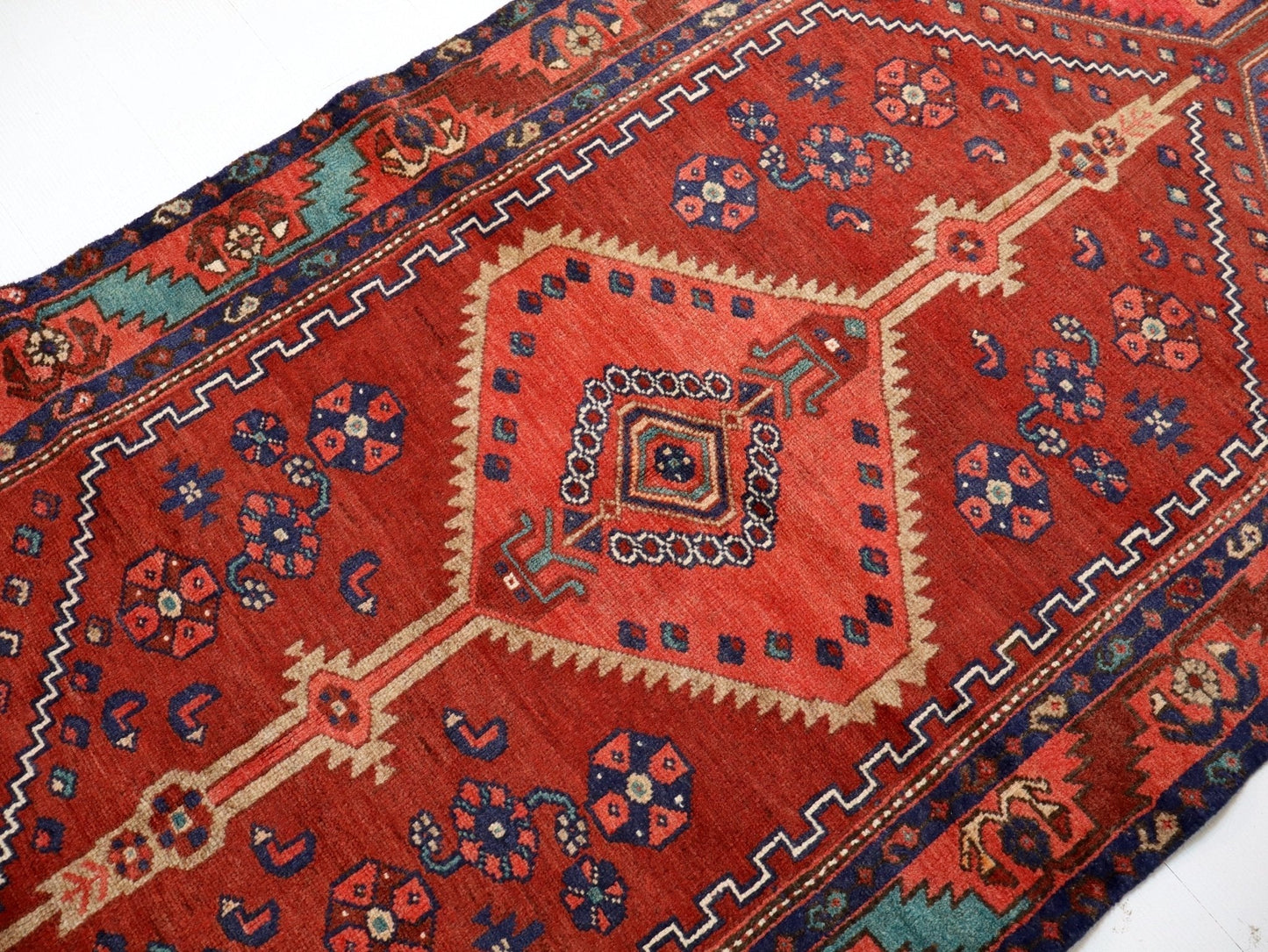 Persian Hamadan Runner Rug | 3' 3” x 6' 9"