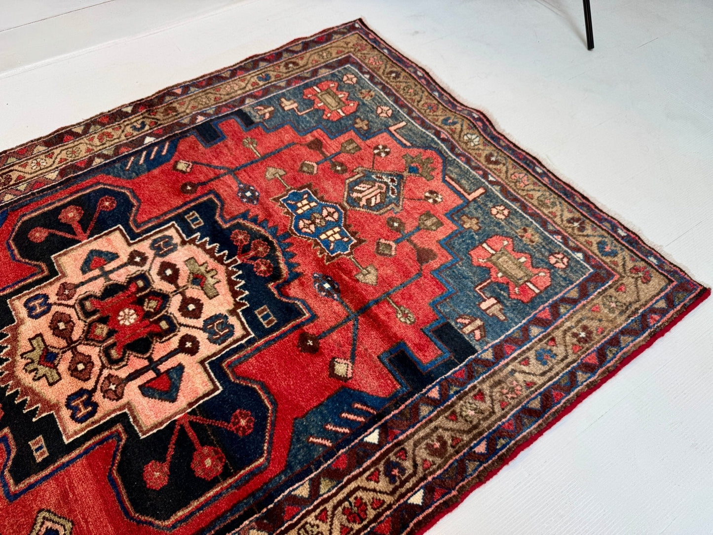 Persian Hamadan Runner Rug | 3' 6” x 9' 8"