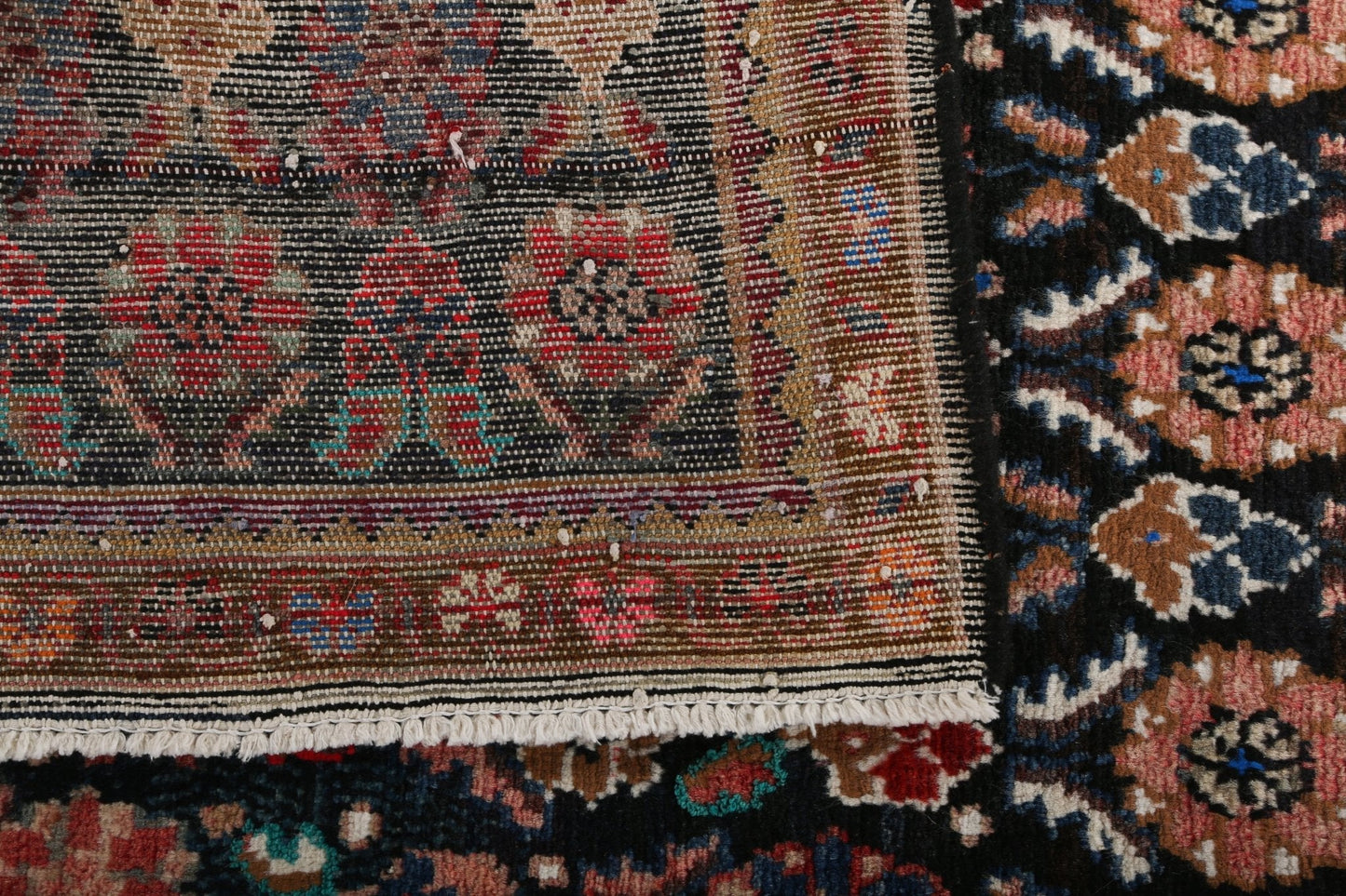 Persian Hamadan Runner Rug | 3' 9" x 9' 2"