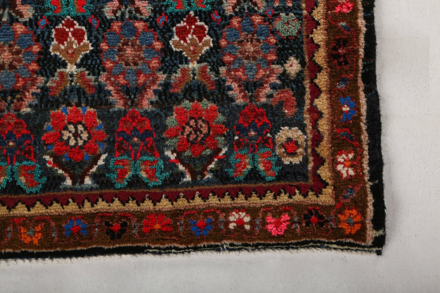 Persian Hamadan Runner Rug | 3' 9" x 9' 2"