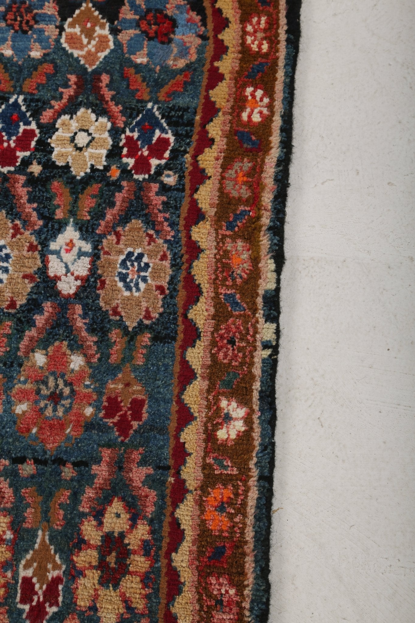 Persian Hamadan Runner Rug | 3' 9" x 9' 2"