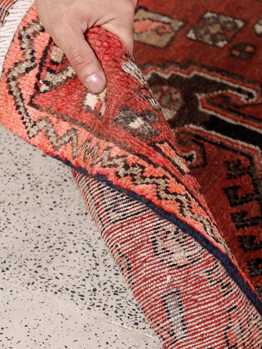 Persian Zanjan Rug | 3' 8” x 7'