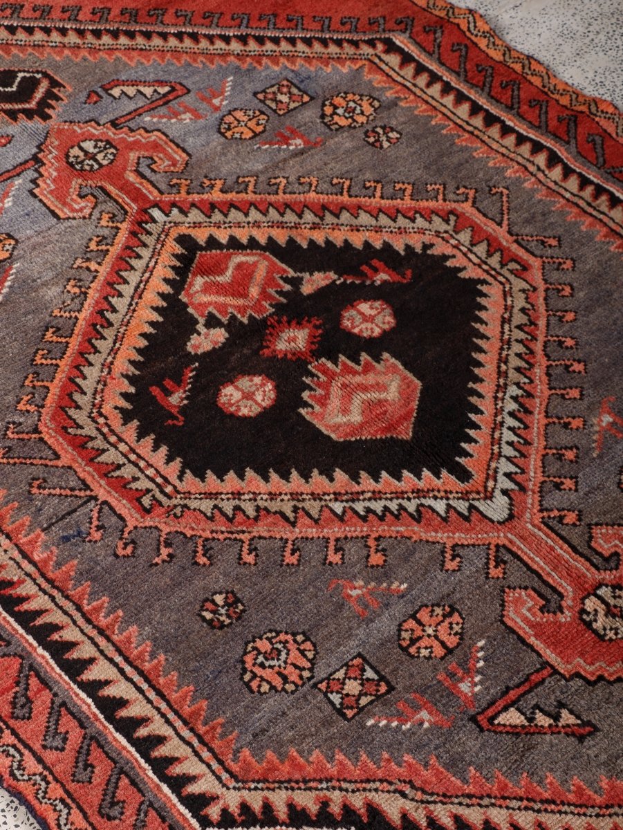 Persian Zanjan Rug | 3' 8” x 7'