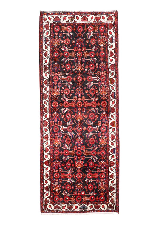 Persian Hamedan Runner Rug | 3' 8” x 9' 10"