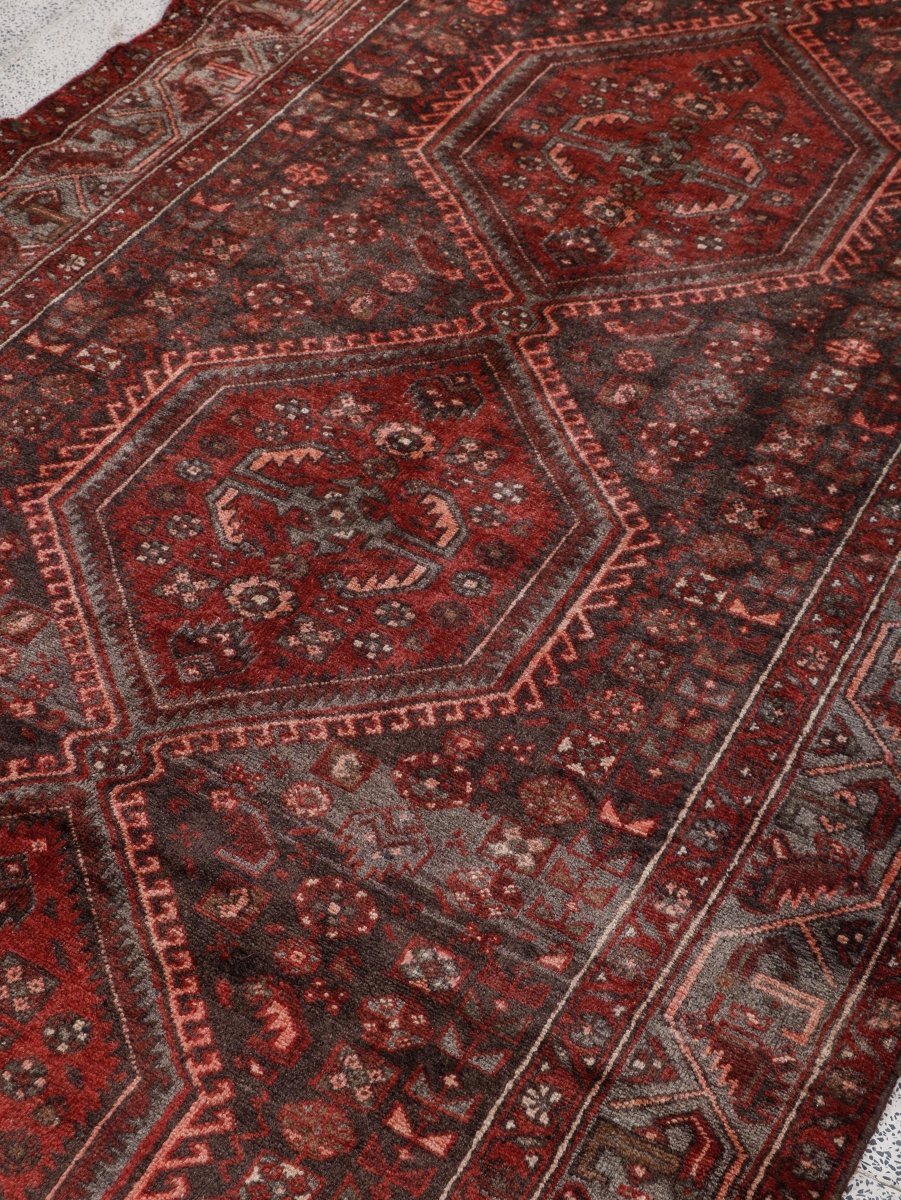 Persian Hamedan Runner Rug | 4' 5” x 13' 9"
