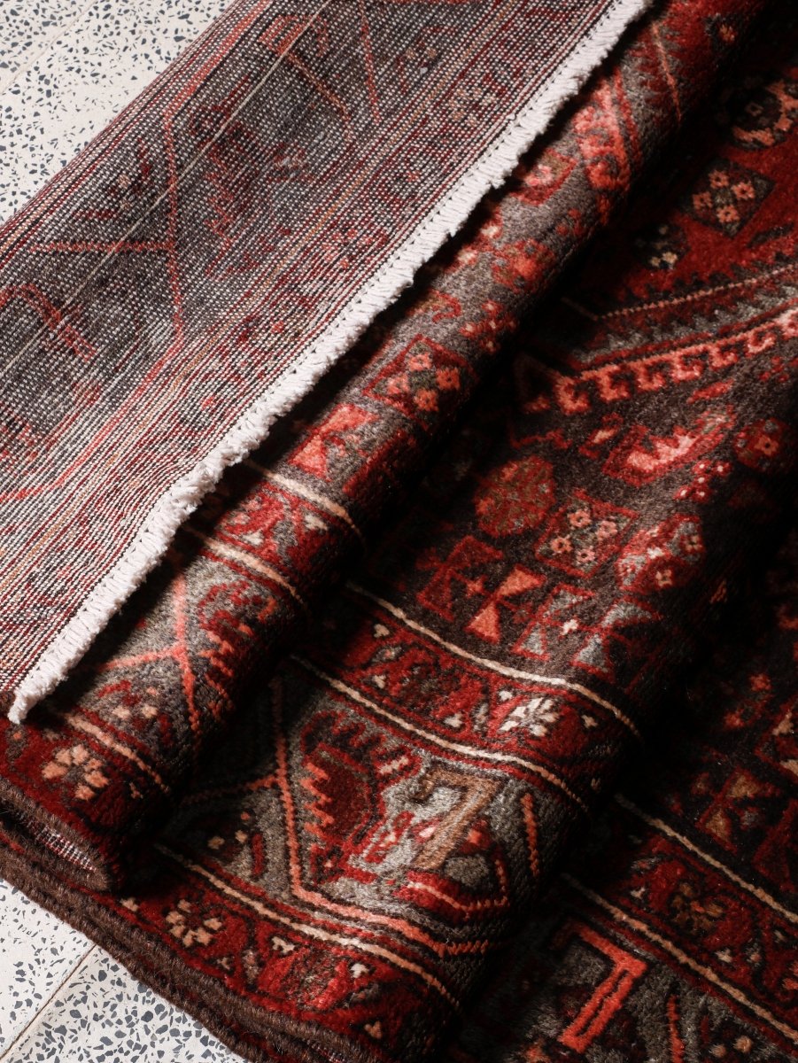 Persian Hamedan Runner Rug | 4' 5” x 13' 9"