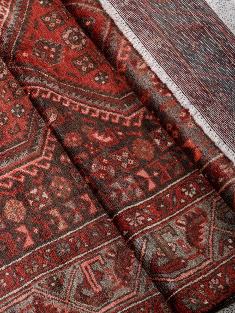 Persian Hamedan Runner Rug | 4' 5” x 13' 9"