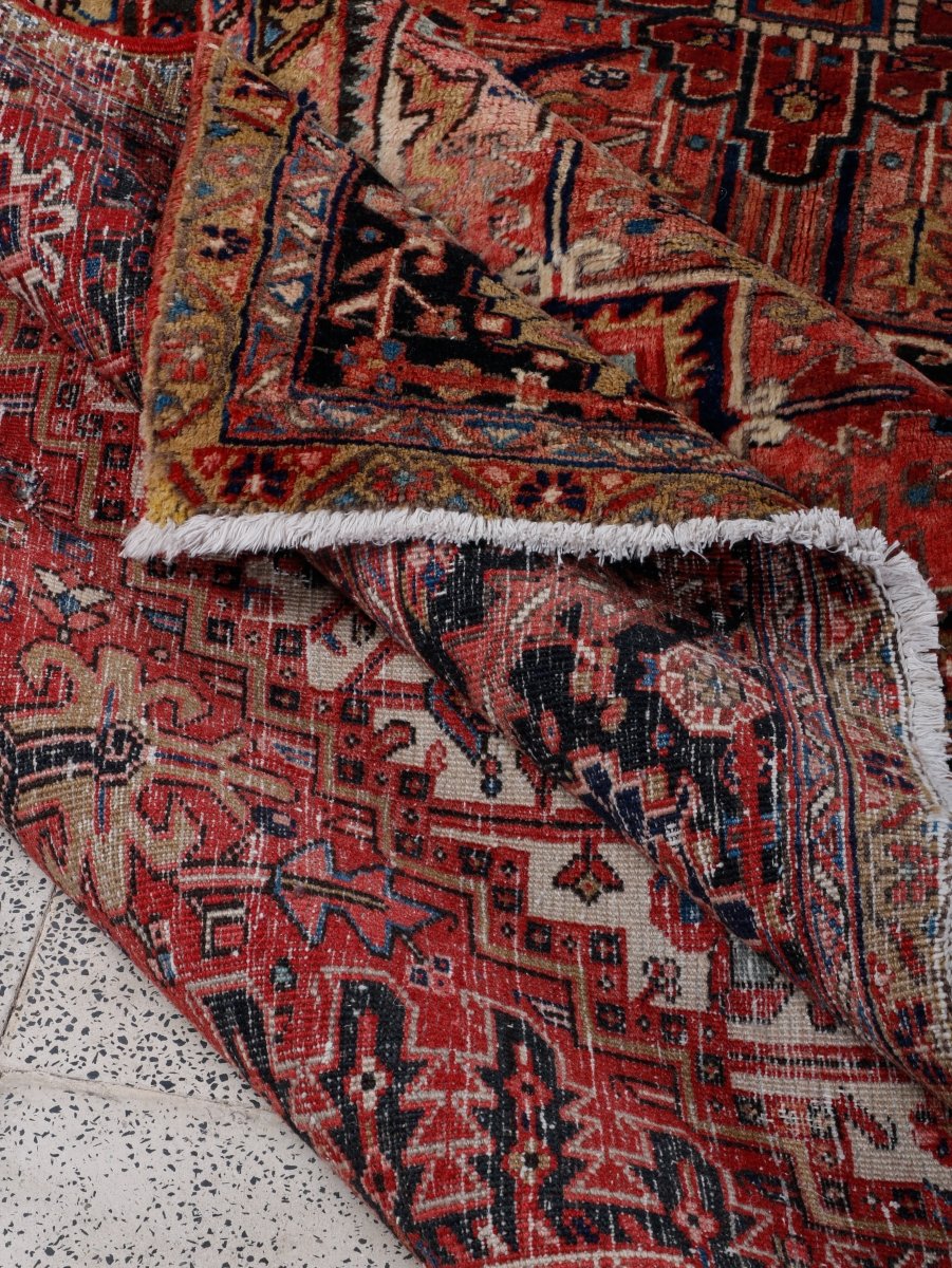 Persian Khuniq Heriz Rug | 9' 10" x 12' 11"