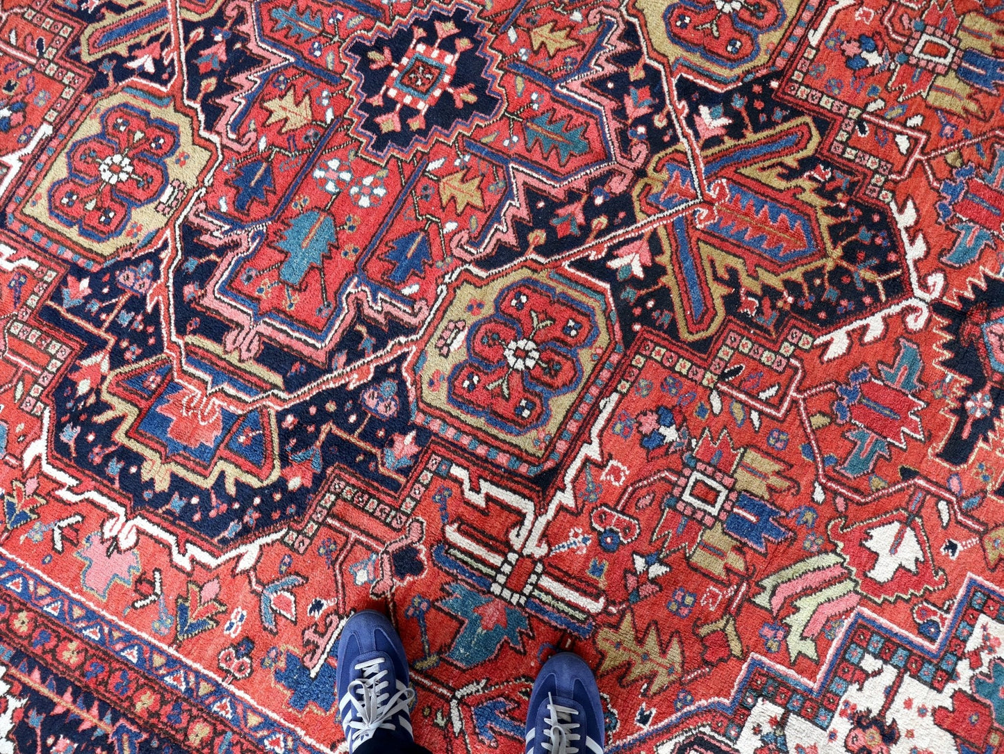 Persian Heriz Rug | 9' 5" x 12' 10"