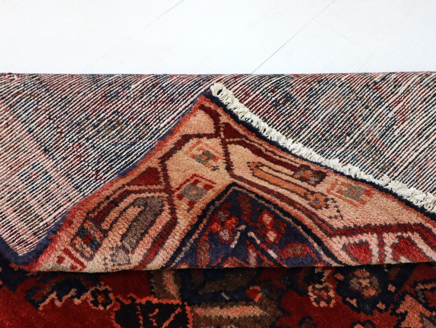 Persian Hosseinabad Runner Rug | 3' 2” x 12' 6"