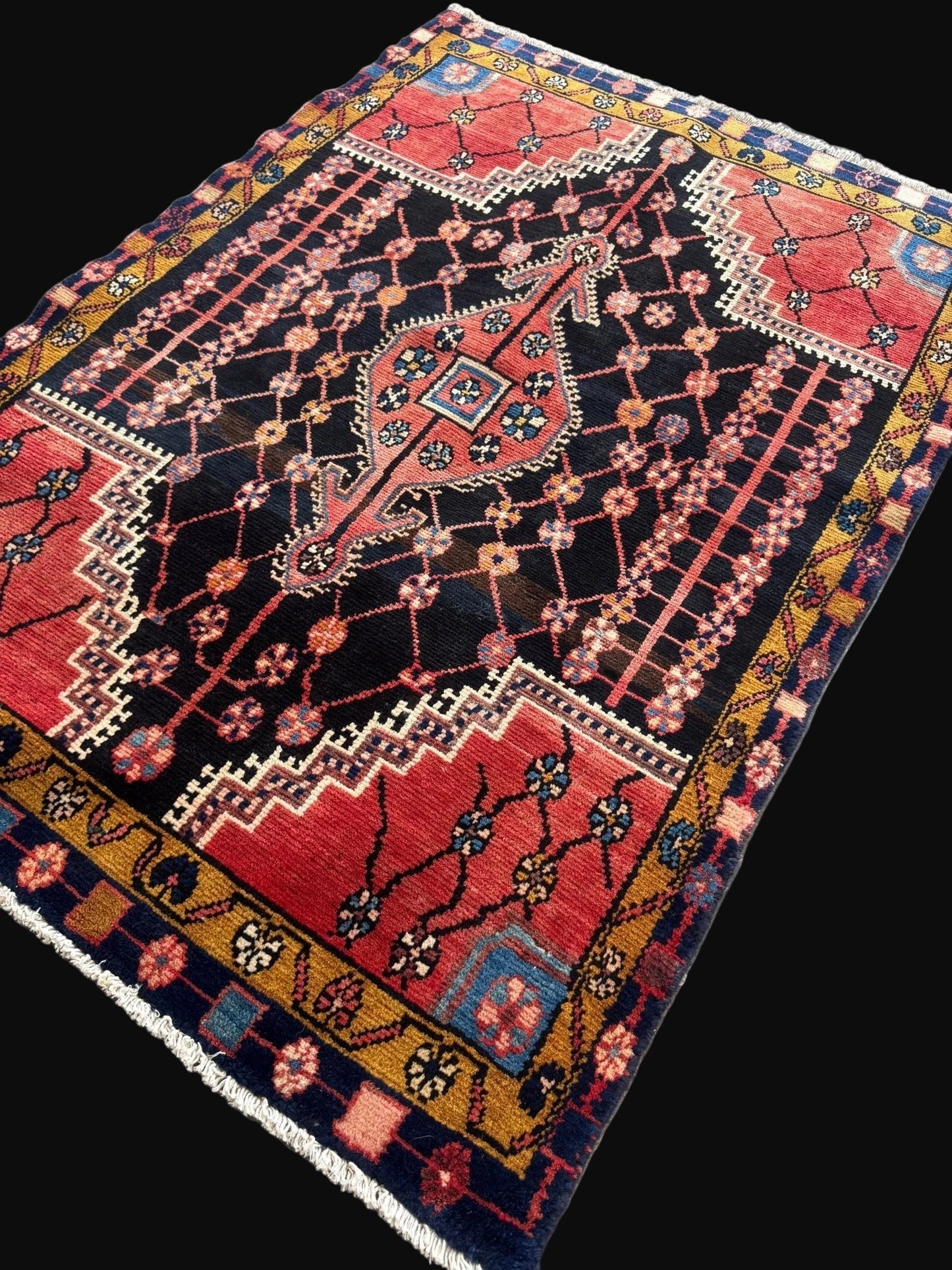 Vintage Persian Jozan Rug | 3' 3" x 4' 6"