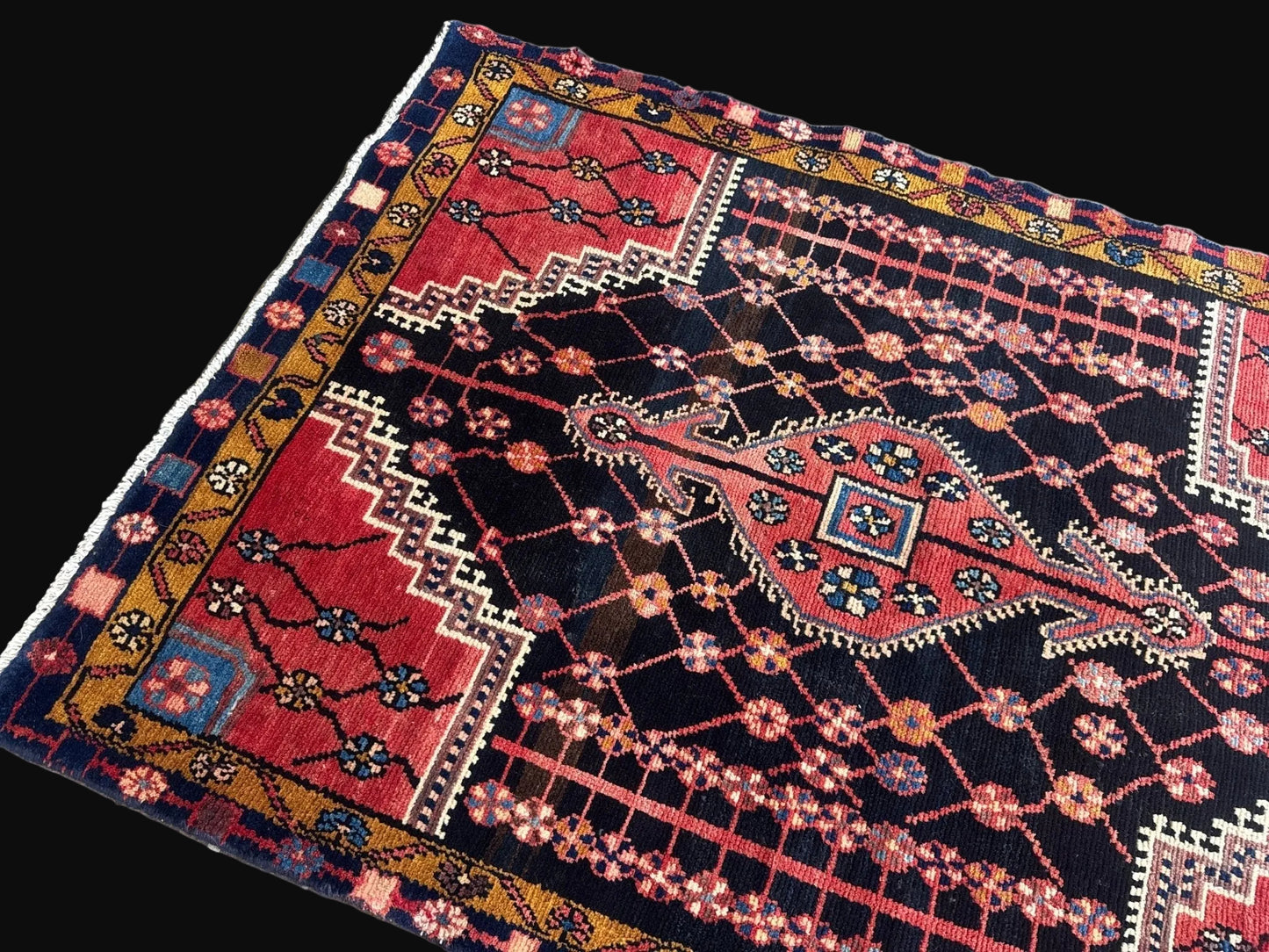 Vintage Persian Jozan Rug | 3' 3" x 4' 6"