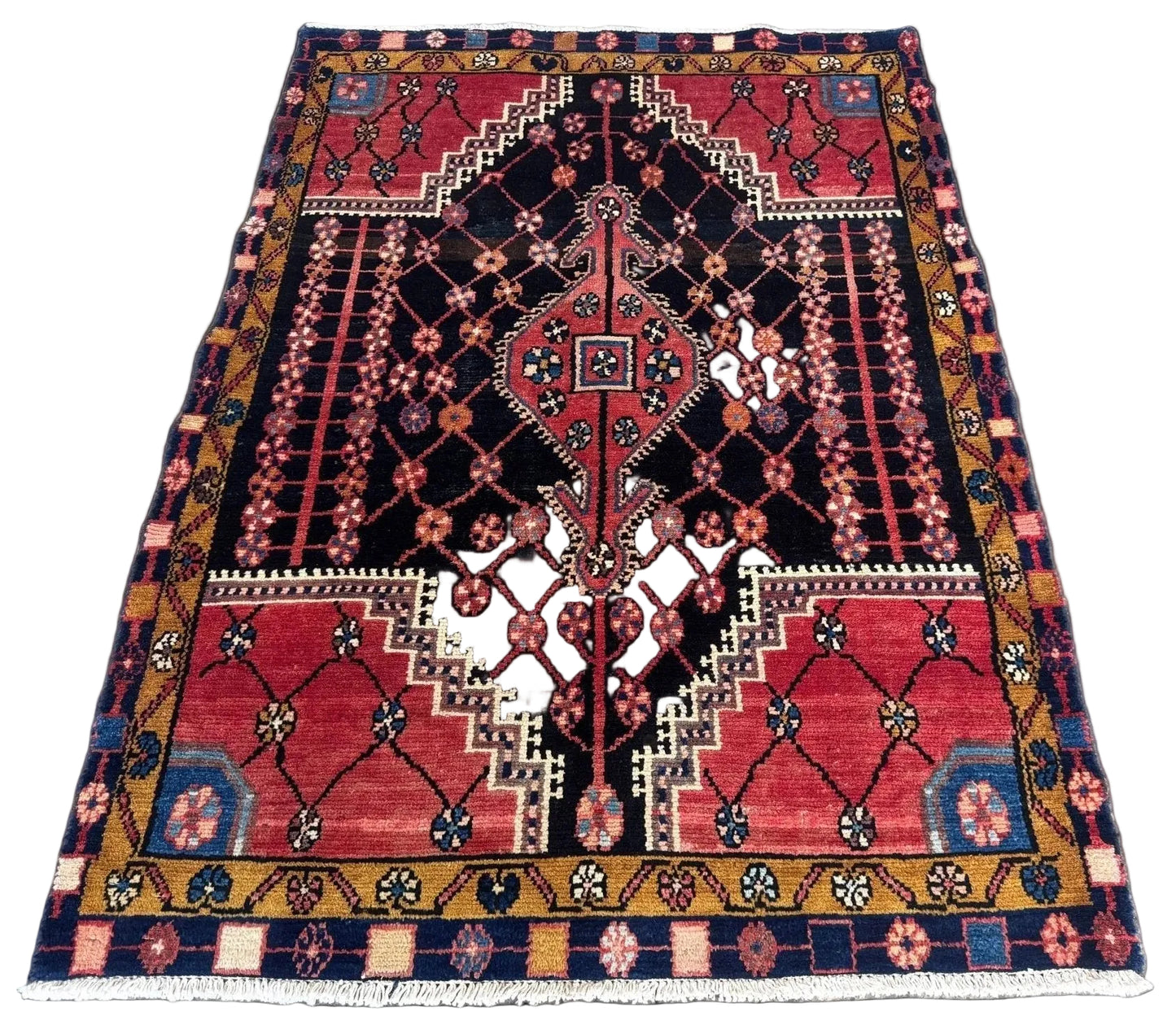 Vintage Persian Jozan Rug | 3' 3" x 4' 6"