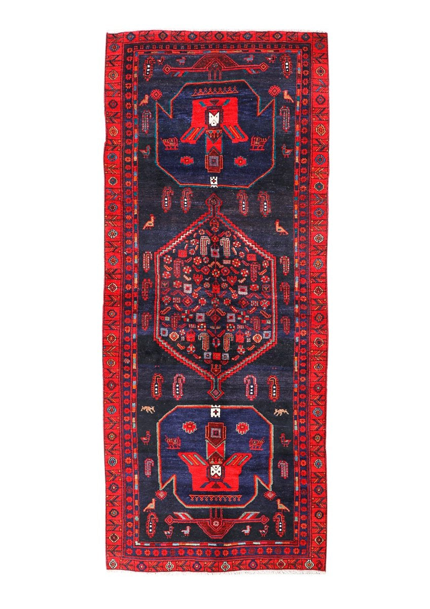 Kurdish Koliai Rug | 4' 4” x 11' 2"