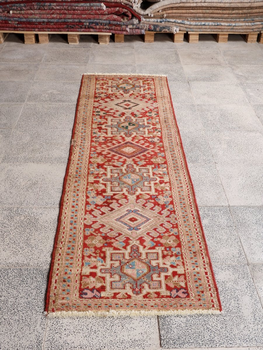 Persian Karaja Runner Rug | 2' 2” x 7' 10"
