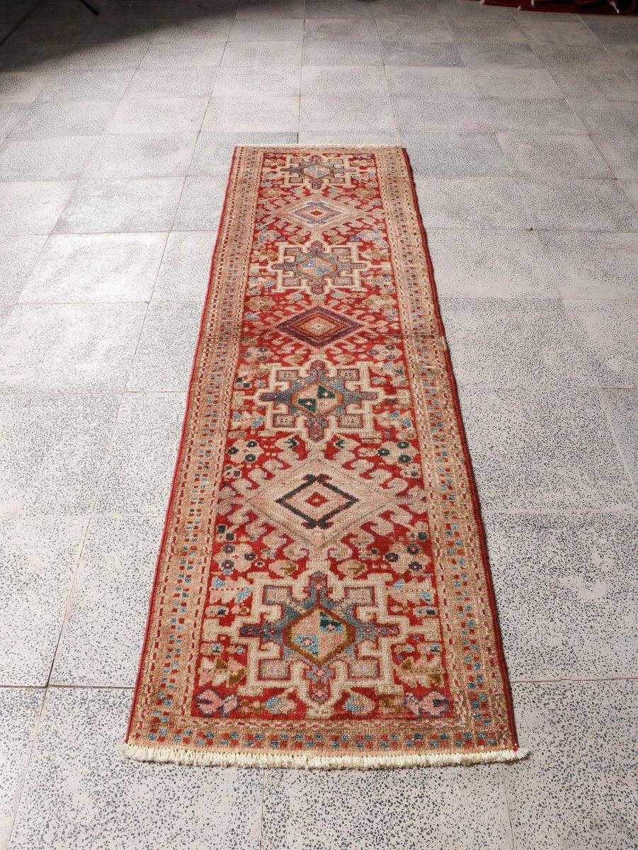 Persian Karaja Runner Rug | 2' 2” x 7' 10"
