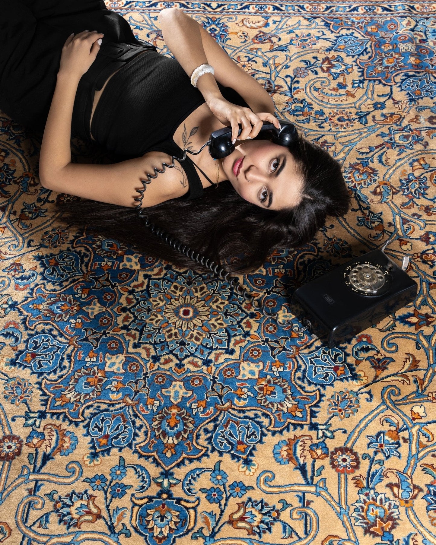 Persian Kashmar Rug | 6' 7" x 9' 4"