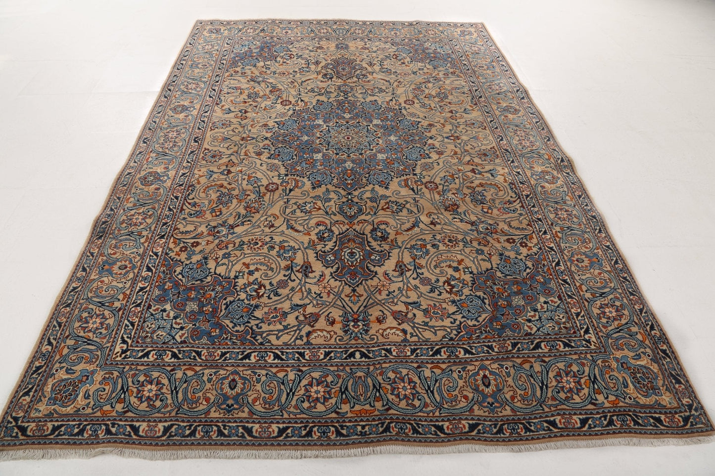 Persian Kashmar Rug | 6' 7" x 9' 4"
