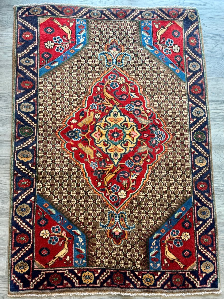 Persian Koliai Rug | 3' 4" x 4' 11"