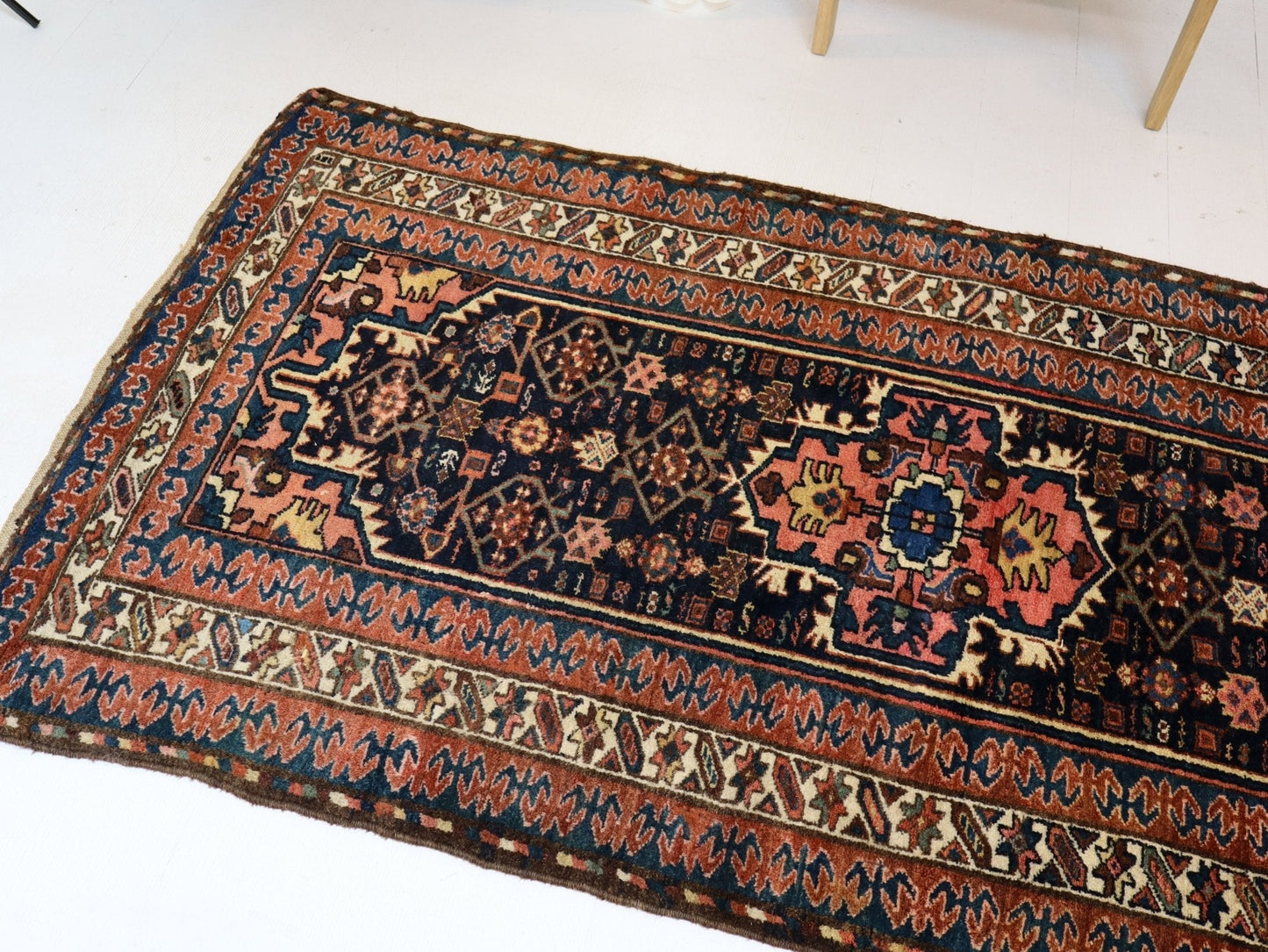 Persian Kurdi Rug Circa 1930s | 3' 10" x 7' 2"