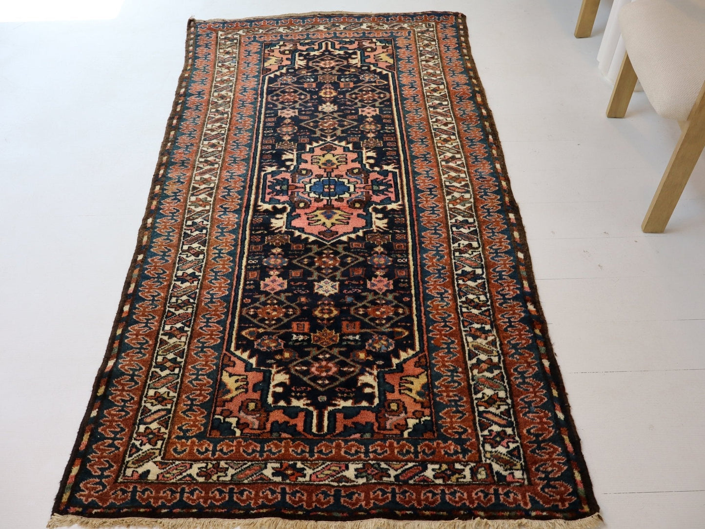 Persian Kurdi Rug Circa 1930s | 3' 10" x 7' 2"