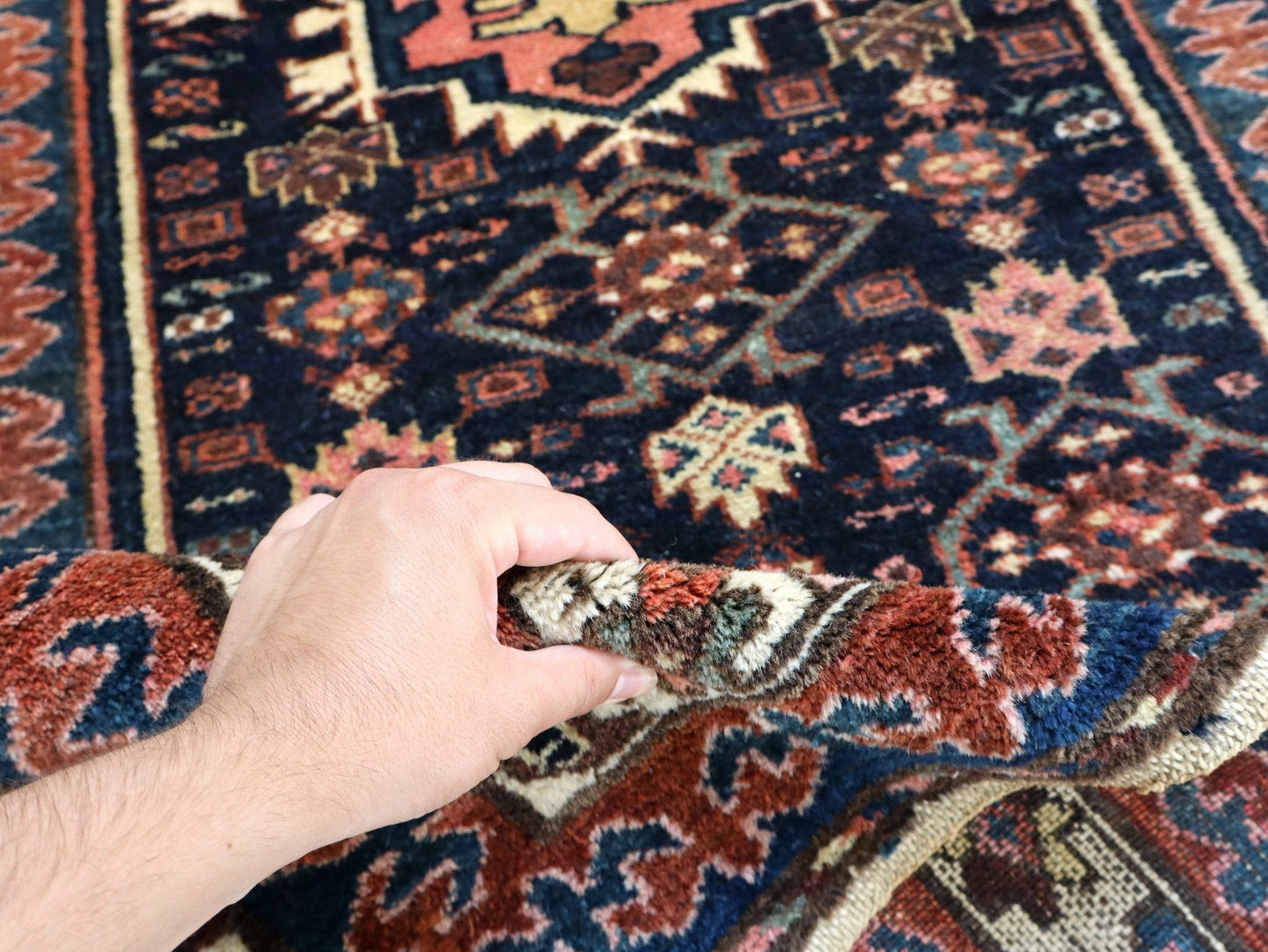 Persian Kurdi Rug Circa 1930s | 3' 10" x 7' 2"
