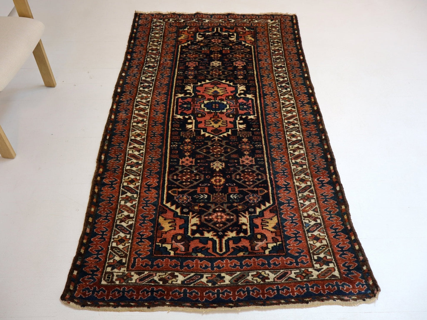 Persian Kurdi Rug Circa 1930s | 3' 10" x 7' 2"