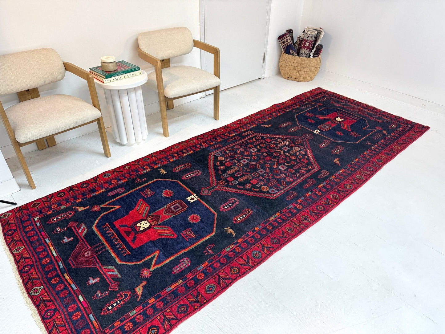 Kurdish Koliai Rug | 4' 4” x 11' 2"