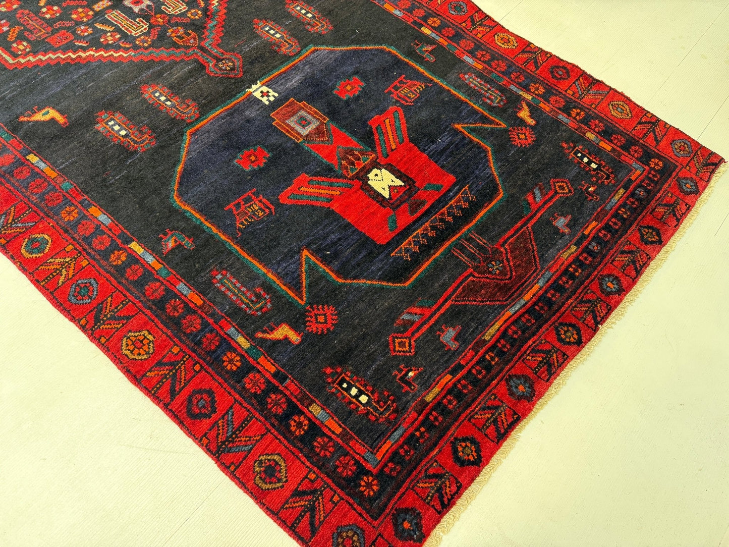 Kurdish Koliai Rug | 4' 4” x 11' 2"
