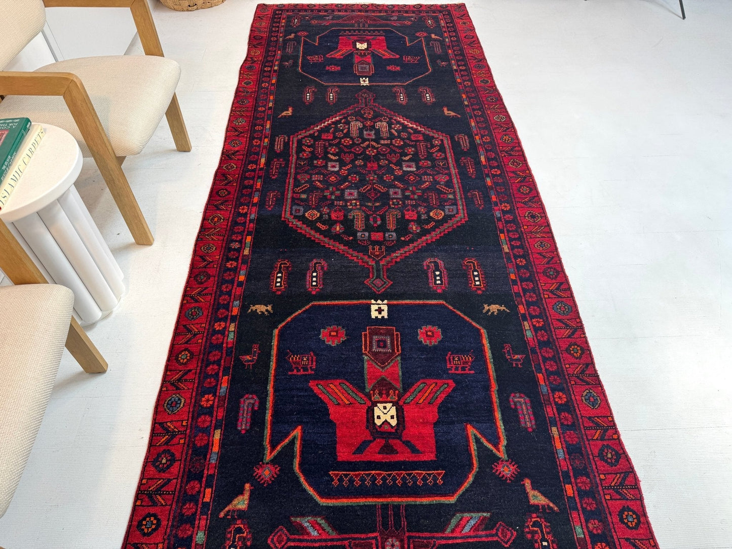 Kurdish Koliai Rug | 4' 4” x 11' 2"