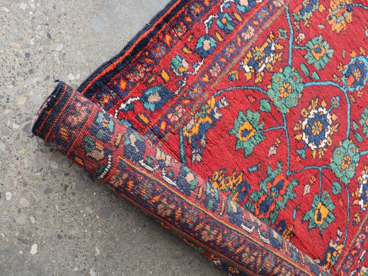 Persian Kurd Saujbolagh Runner Rug | 3' 8" x 13' 5"