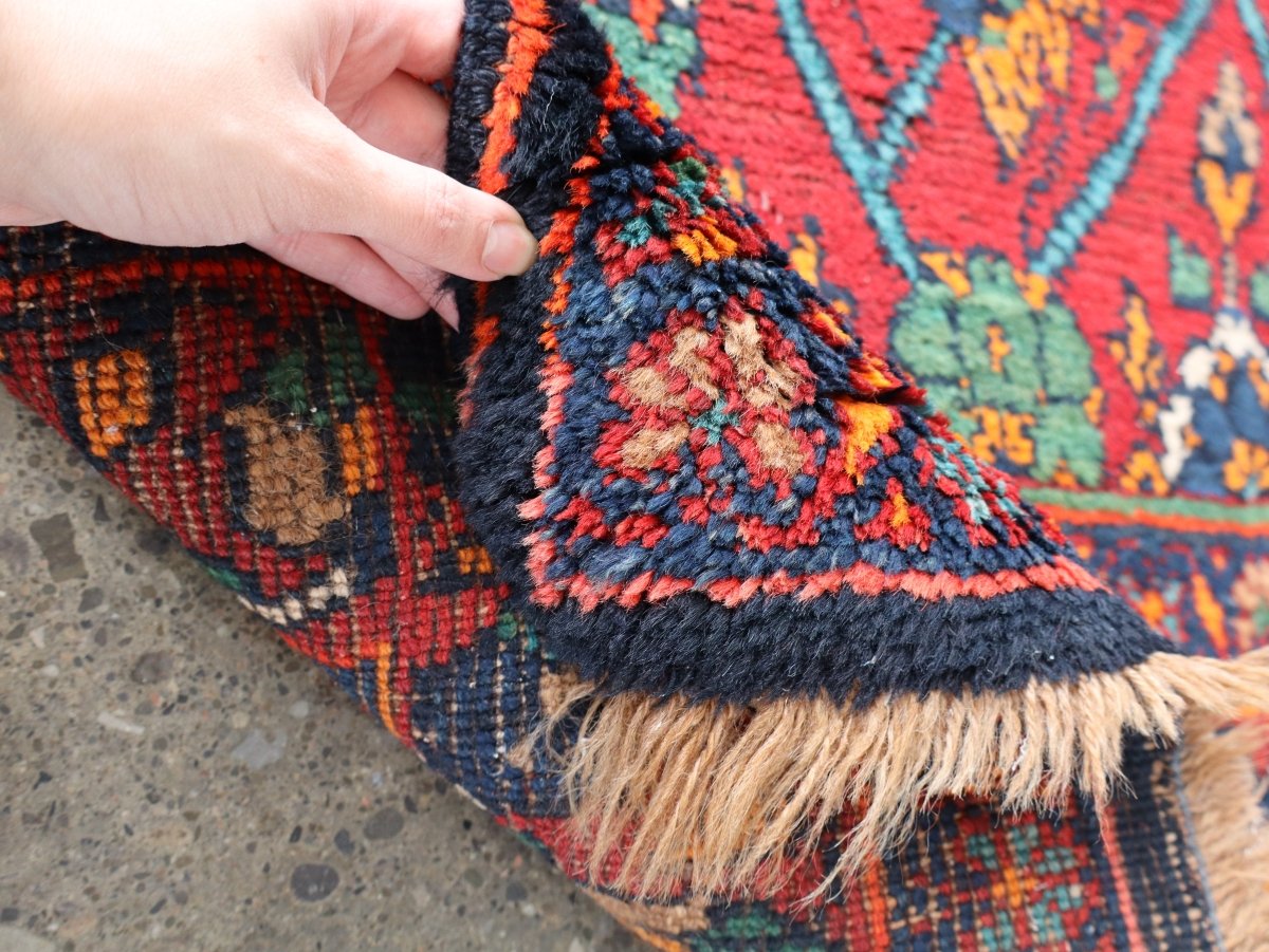 Persian Kurd Saujbolagh Runner Rug | 3' 8" x 13' 5"