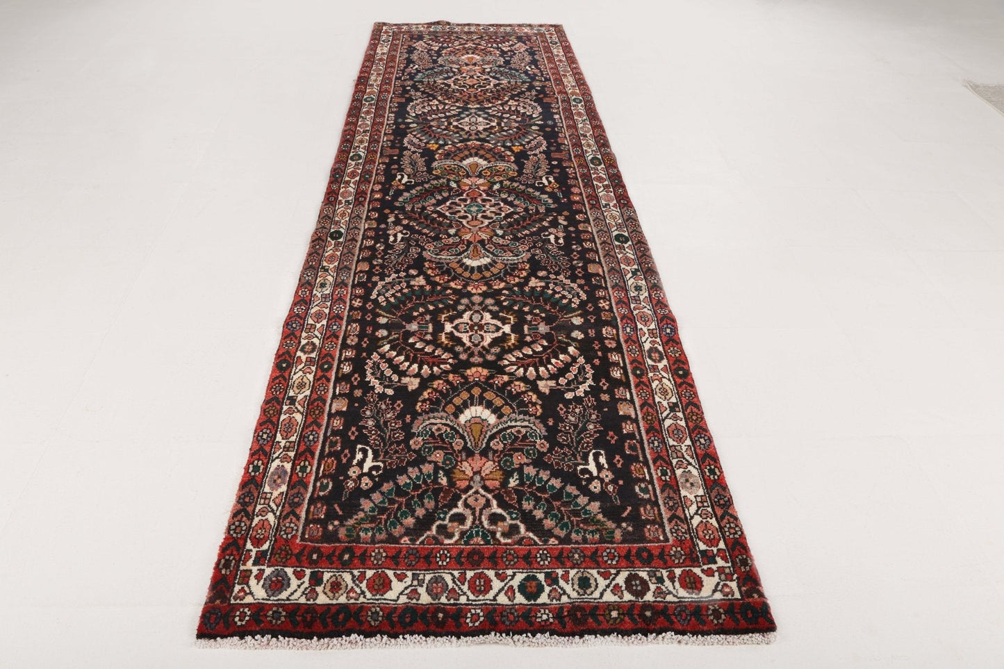 Persian Lilihan Runner Rug | 3' 5" x 11' 4"