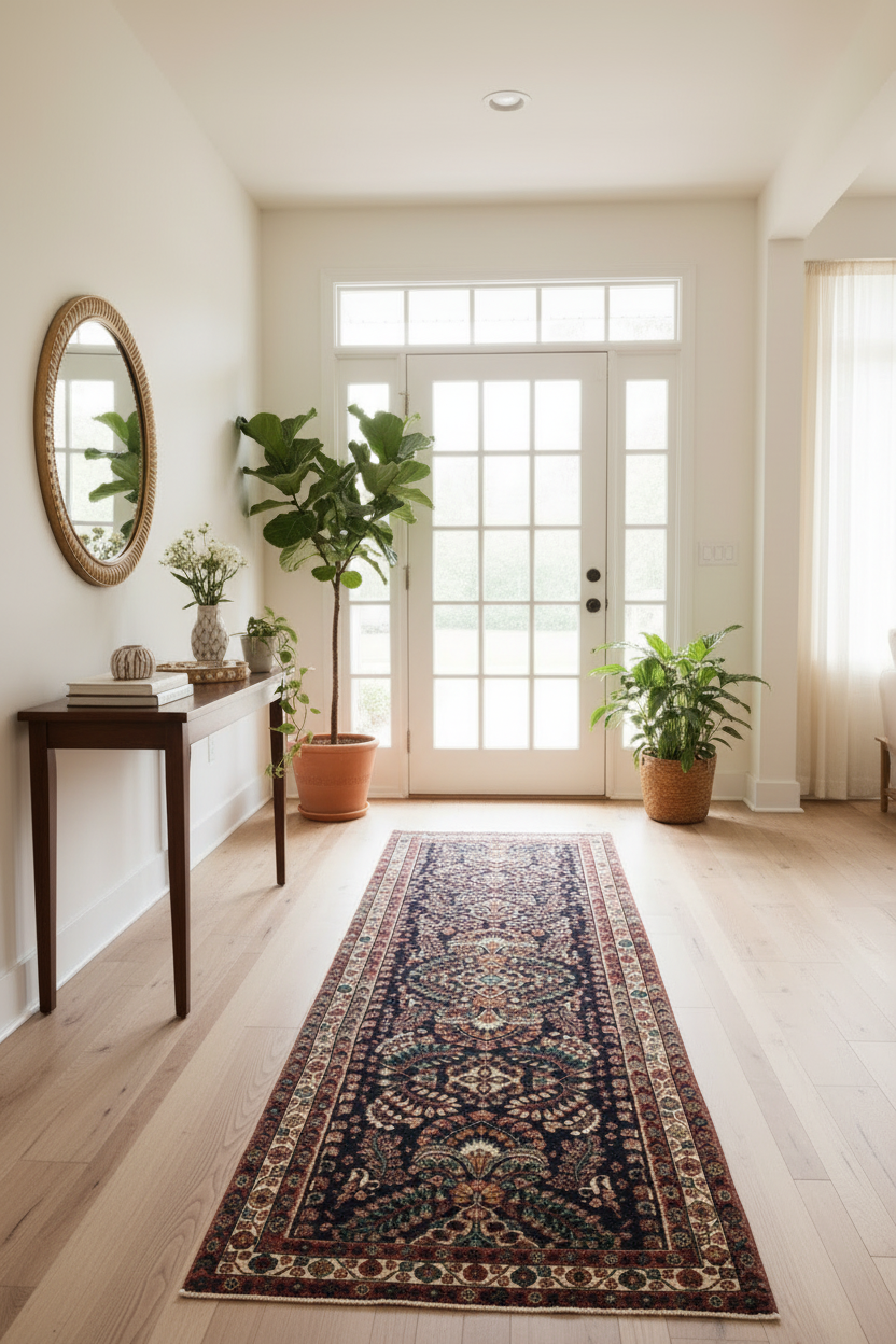 Persian Lilihan Runner Rug | 3' 5" x 11' 4"