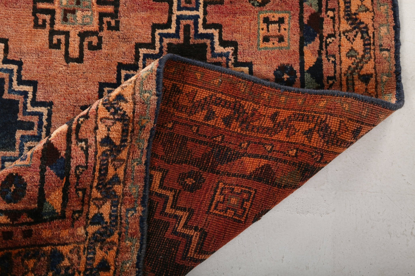 Vintage Persian Luri Runner Rug | 4' 3" x 9' 4"