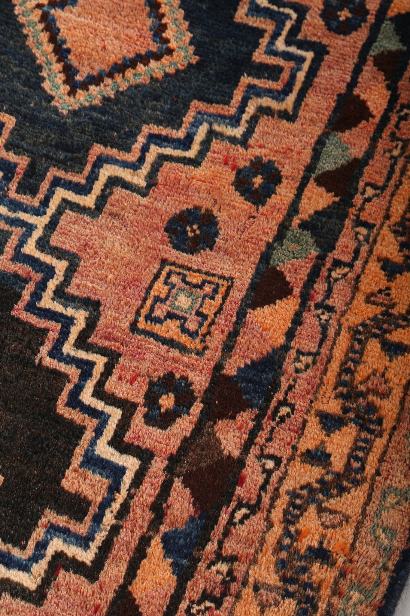 Vintage Persian Luri Runner Rug | 4' 3" x 9' 4"