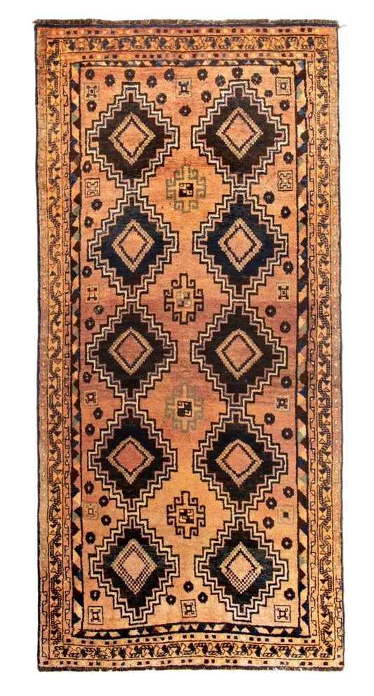 Vintage Persian Luri Runner Rug | 4' 3" x 9' 4"