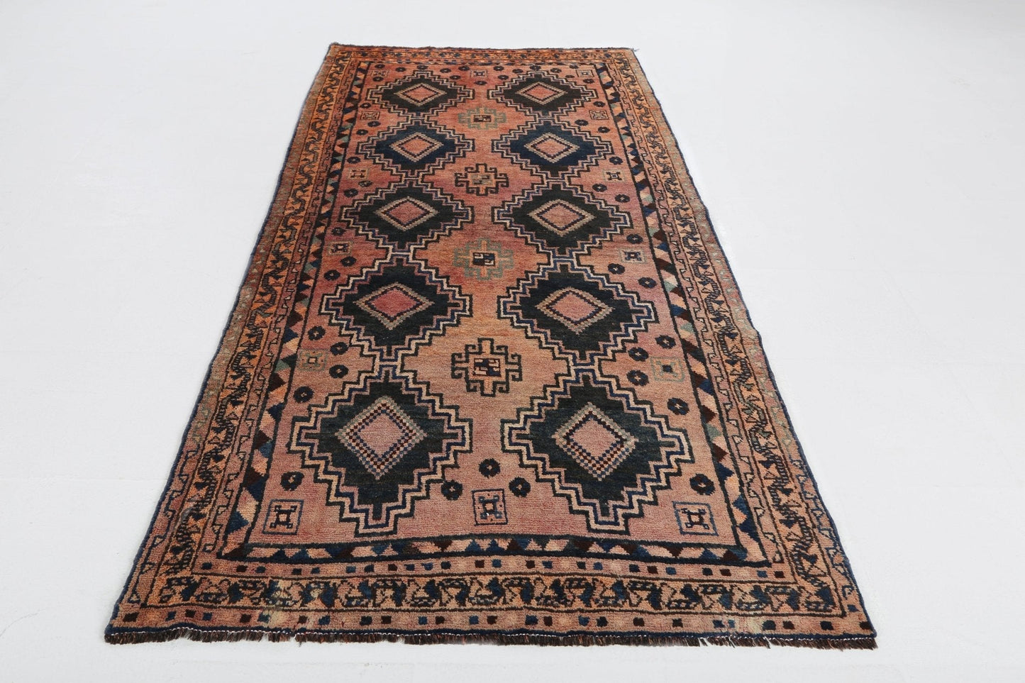 Vintage Persian Luri Runner Rug | 4' 3" x 9' 4"