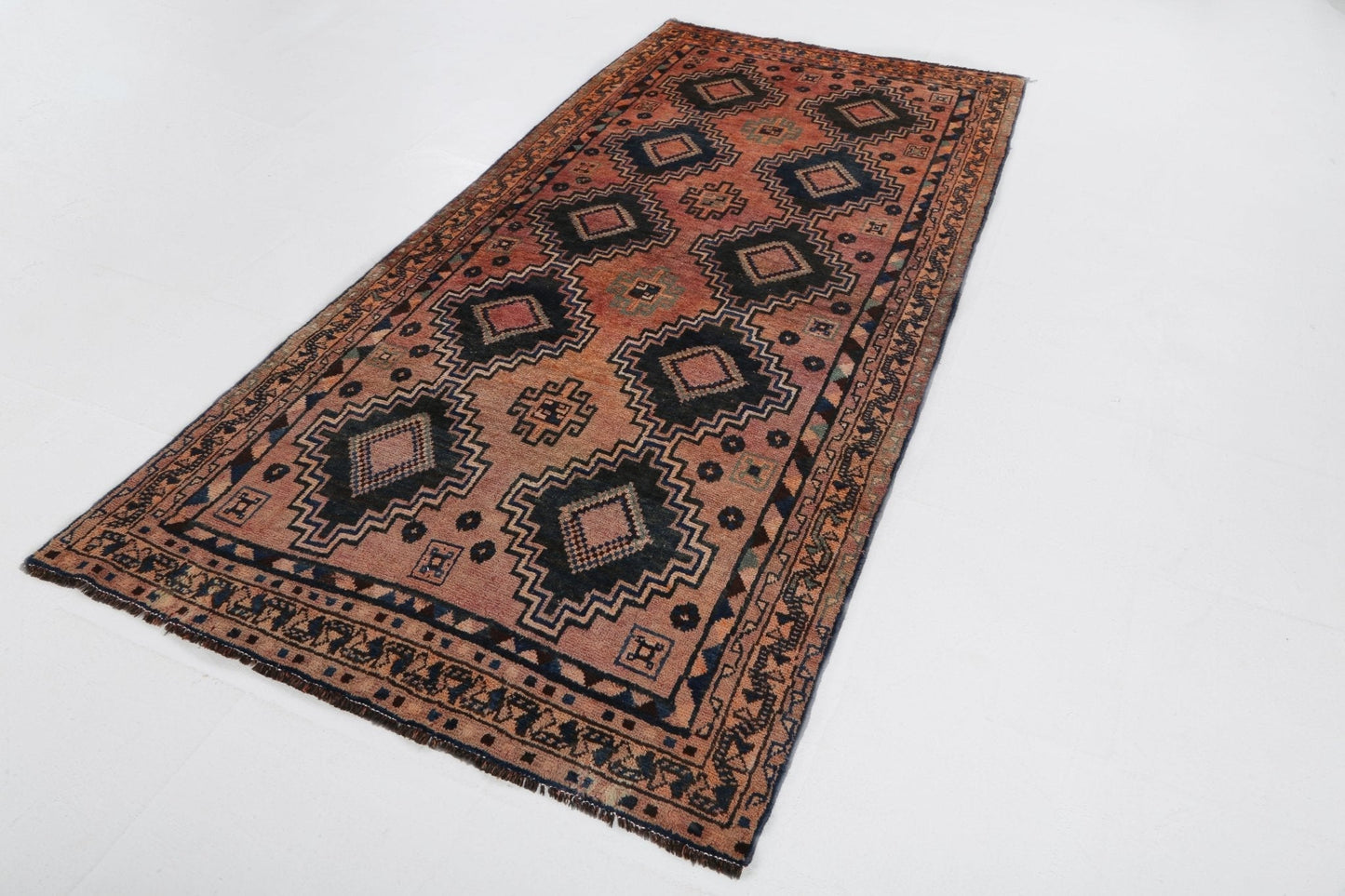 Vintage Persian Luri Runner Rug | 4' 3" x 9' 4"