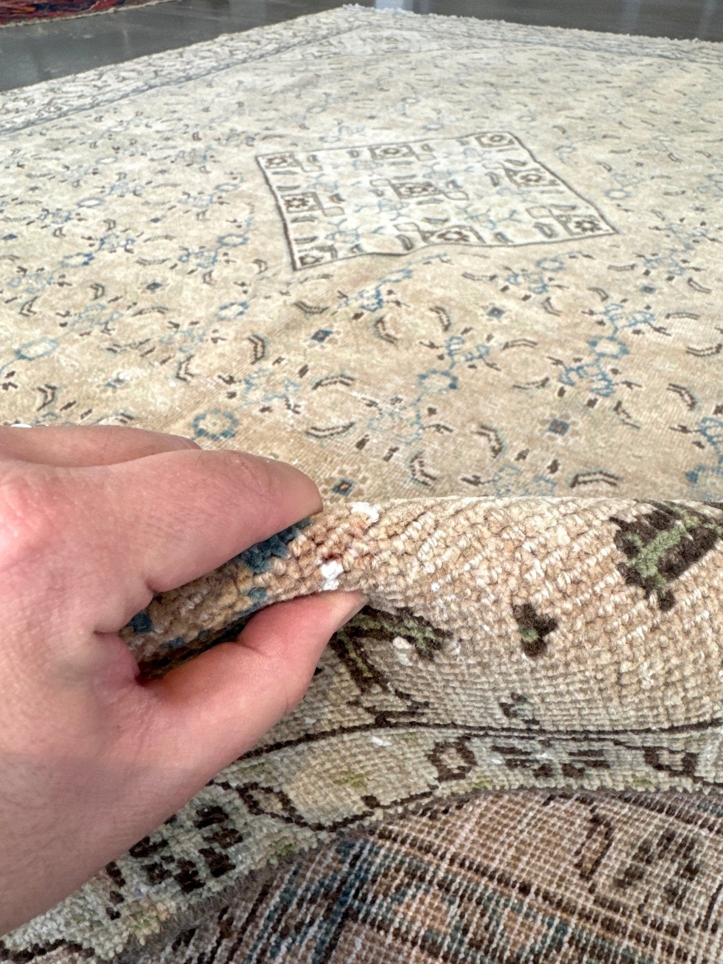 Vintage Persian Mahal Rug | 9' 1" x 12'